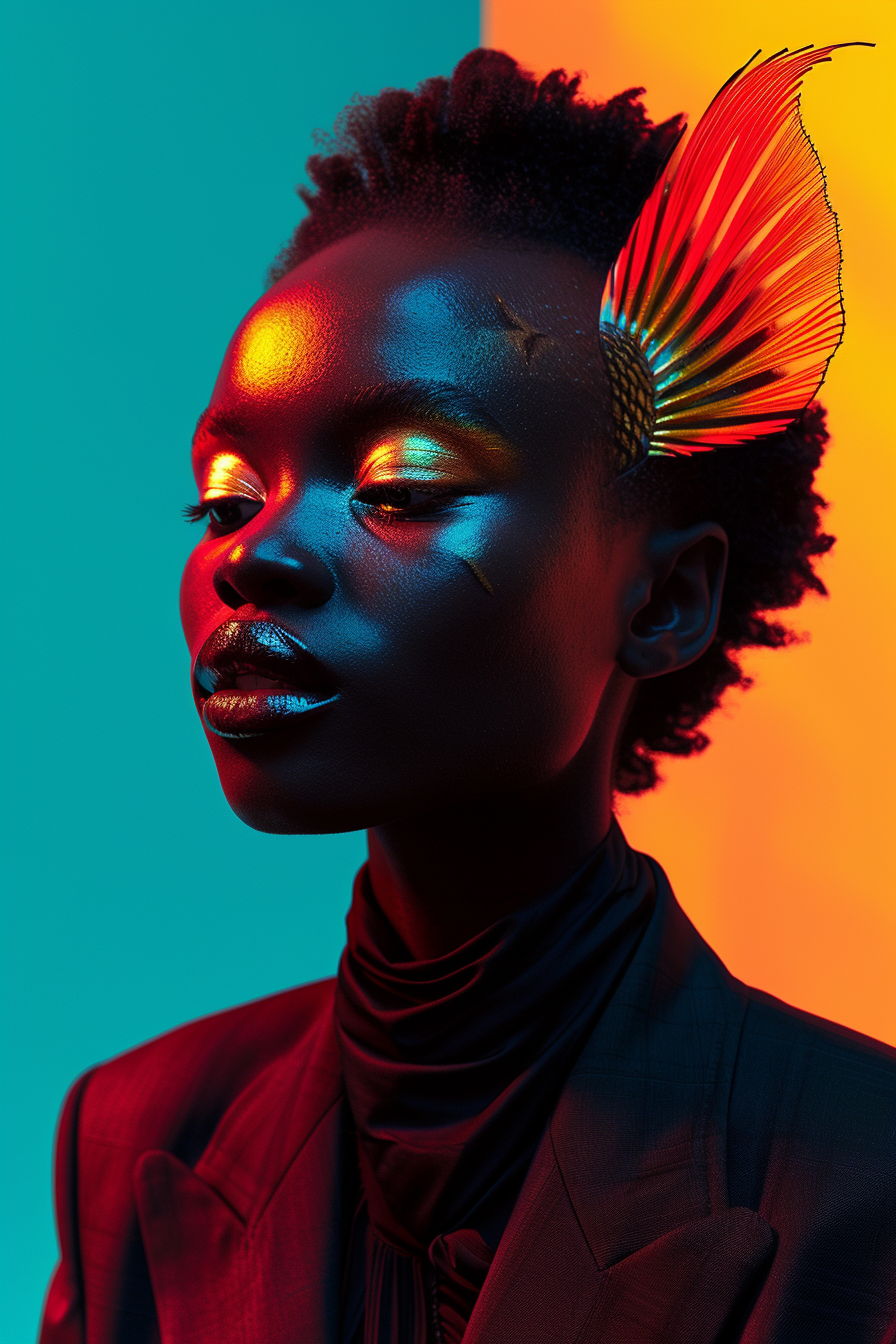 AI-generated digital art by @virex9